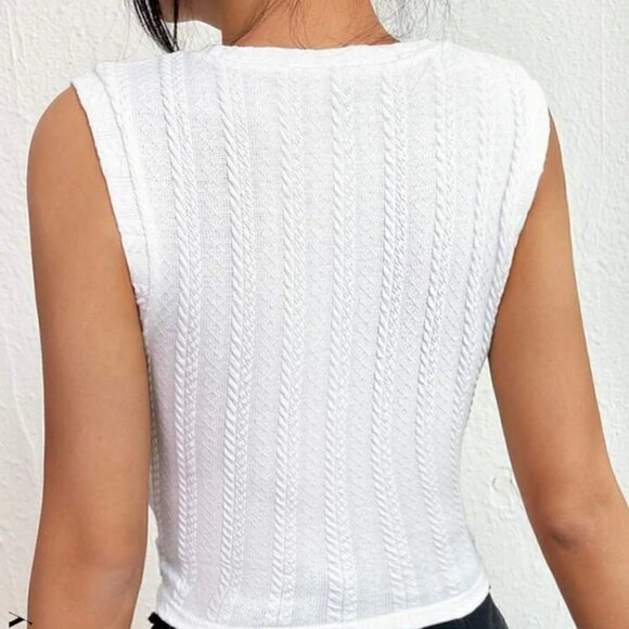 SHEIN UNITY SOLID ROUND NECK TANK TOP SIZE M - Picture 2 of 2